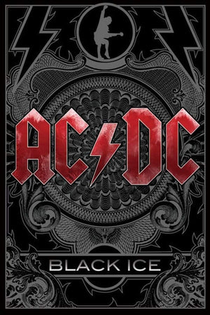 Pyramid AC DC Black Ice Affiche 61x91,5cm | Yourdecoration.fr