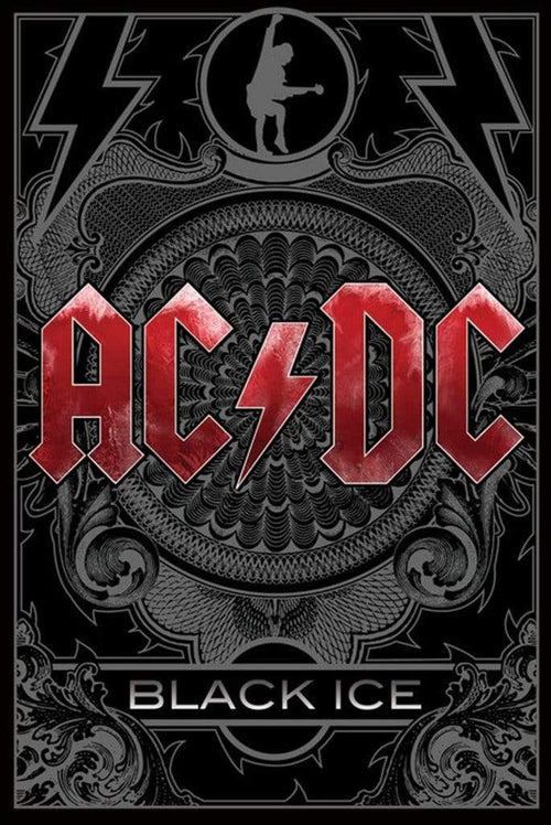 Pyramid AC DC Black Ice Affiche 61x91,5cm | Yourdecoration.fr