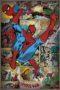 Pyramid Marvel Comics Spider Man Retro Affiche 61x91,5cm | Yourdecoration.fr