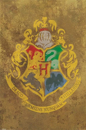 Pyramid Harry Potter Hogwarts Crest Affiche 61x91,5cm | Yourdecoration.fr