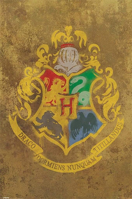 Pyramid Harry Potter Hogwarts Crest Affiche 61x91,5cm | Yourdecoration.fr
