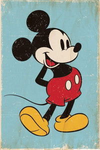 Pyramid Mickey Mouse Retro Affiche 61x91,5cm | Yourdecoration.fr