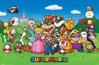 Pyramid Super Mario Characters Affiche 91,5x61cm | Yourdecoration.fr