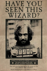 Pyramid Harry Potter Wanted Sirius Black Affiche 61x91,5cm | Yourdecoration.fr
