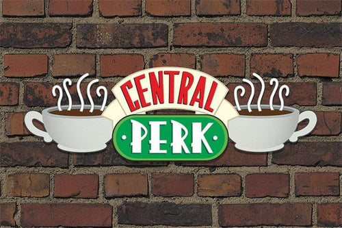 Pyramid Friends Central Perk Brick Affiche 91,5x61cm | Yourdecoration.fr