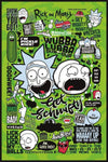 Pyramid Rick and Morty Quotes Affiche 61x91,5cm | Yourdecoration.fr