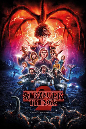 Pyramid Stranger Things One Sheet Season 2 Affiche 61x91,5cm | Yourdecoration.fr