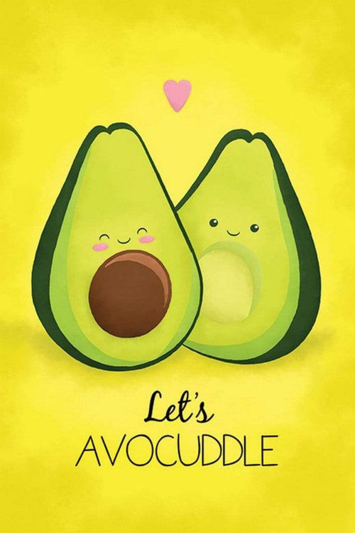 Pyramid Avocado Lets Avocuddle Affiche 61x91,5cm | Yourdecoration.fr