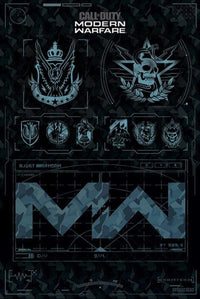 Pyramid Call of Duty Modern Warfare Fractions Affiche 61x91,5cm | Yourdecoration.fr