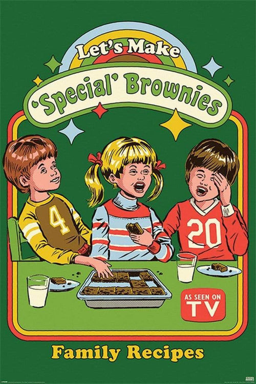 Pyramid Steven Rhodes Lets Make Special Brownies Affiche 61x91,5cm | Yourdecoration.fr