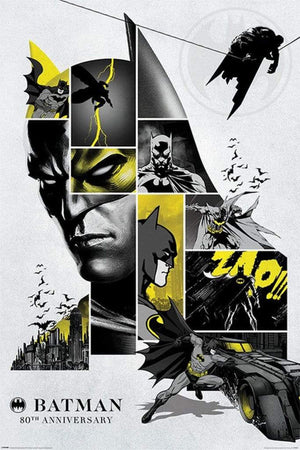 Pyramid Batman 80th Anniversary Affiche 61x91,5cm | Yourdecoration.fr