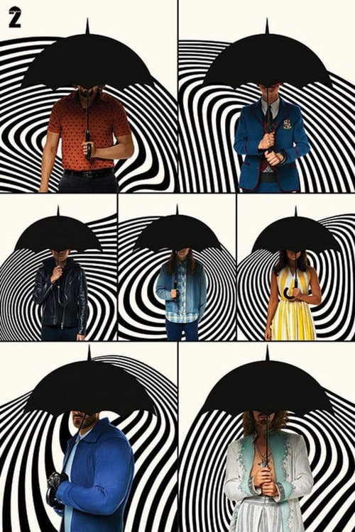 Pyramid The Umbrella Academy Family Affiche 61x91,5cm | Yourdecoration.fr