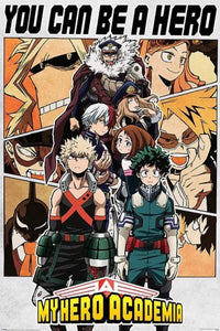Pyramid My Hero Academia Be a Hero Affiche 61x91,5cm | Yourdecoration.fr