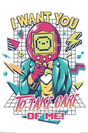 Pyramid Ilustrata Samagotchi Affiche 61x91,5cm | Yourdecoration.fr