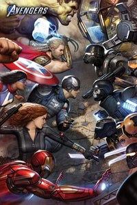 Pyramid Avengers Gamerverse Face Off Affiche 61x91,5cm | Yourdecoration.fr