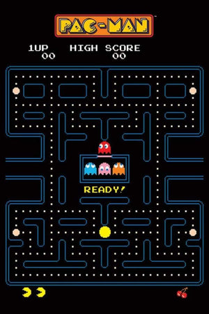 Pyramid Pac Man Maze Affiche 61x91,5cm | Yourdecoration.fr