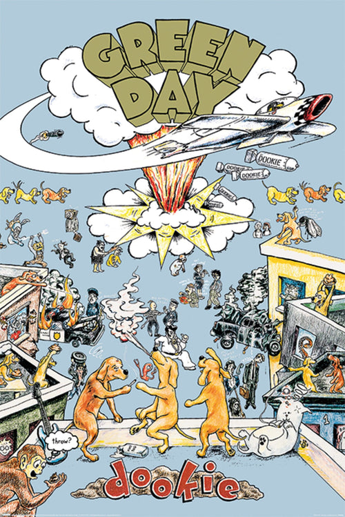 Pyramid Green Day Dookie Affiche 61x91,5cm | Yourdecoration.fr