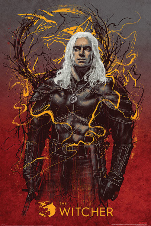 Pyramid The Witcher Geralt the Wolf Affiche 61x91,5cm | Yourdecoration.fr