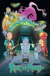 Pyramid Pp34955 Rick And Morty Toilet Adventure Affiche 61X91-5cm | Yourdecoration.fr