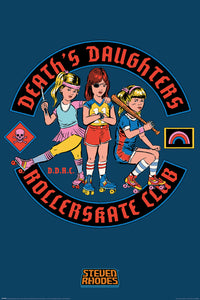 Pyramid PP35012 Steven Rhodes Death'S Daughters Rollerskate Club Affiche Art | Yourdecoration.fr