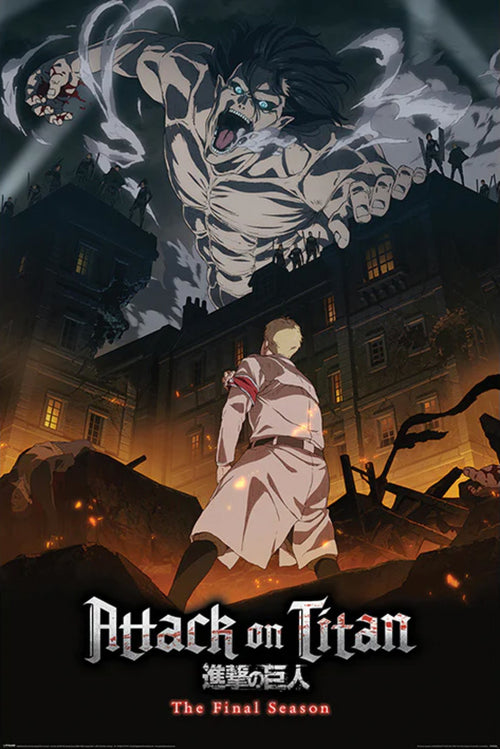 Pyramid Pp35088 Attack On Titan S4 Eren Onslaught Affiche Poster 61X91,5cm | Yourdecoration.fr