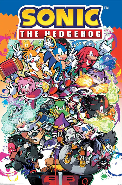 Pyramid Pp35202 Sonic The Hedgehog Comic Characters Affiche Poster 61x91 5cm | Yourdecoration.fr