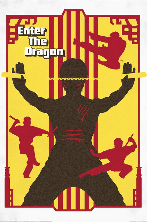 Pyramid Pp35249 Warner Bros Enter The Dragon Affiche Poster 61X91,5cm | Yourdecoration.fr