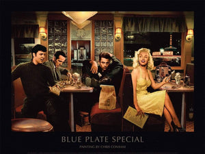 Pyramid Blue Plate Special Chris Consani affiche art 60x80cm | Yourdecoration.fr