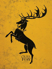 Pyramid Game of Thrones Baratheon affiche art 60x80cm | Yourdecoration.fr