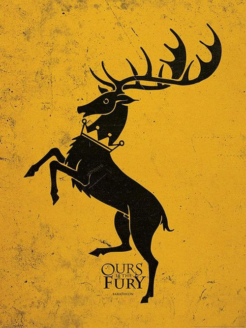 Pyramid Game of Thrones Baratheon affiche art 60x80cm | Yourdecoration.fr