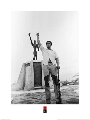 Pyramid Muhammad Ali Black Power Salute affiche art 60x80cm | Yourdecoration.fr