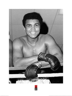 Pyramid Muhammad Ali Smile affiche art 60x80cm | Yourdecoration.fr