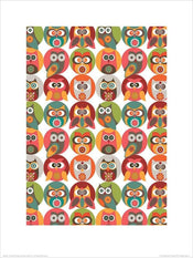 Pyramid Valentina Ramos Owls Family affiche art 30x40cm | Yourdecoration.fr