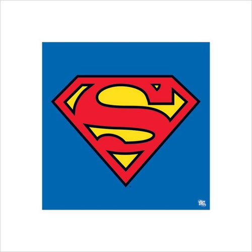 Pyramid Superman Classic Logo affiche art 40x40cm | Yourdecoration.fr