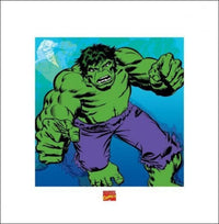 Pyramid Hulk Marvel Comics affiche art 40x40cm | Yourdecoration.fr