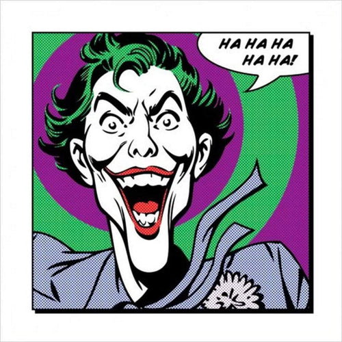 Pyramid Joker Ha Ha Ha Ha Ha affiche art 40x40cm | Yourdecoration.fr
