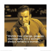 Pyramid Star Trek James T Kirk iQuote affiche art 40x40cm | Yourdecoration.fr
