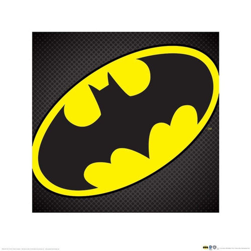 Pyramid DC Comics Batman Symbol affiche art 40x40cm | Yourdecoration.fr