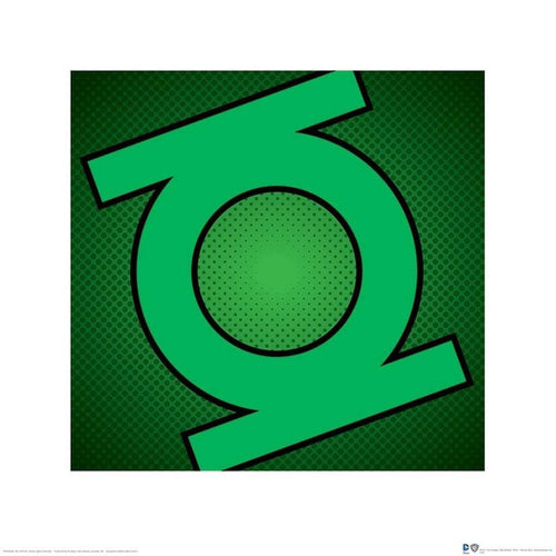 Pyramid DC Comics Green Lantern Symbol affiche art 40x40cm | Yourdecoration.fr