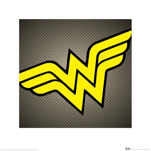 Pyramid DC Comics Wonder Woman Symbol affiche art 40x40cm | Yourdecoration.fr