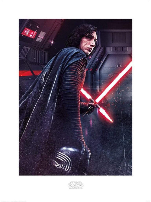 Pyramid Star Wars The Last Jedi Kylo Ren Rage affiche art 60x80cm | Yourdecoration.fr