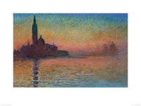 Pyramid Monet Sunset in Venice affiche art 60x80cm | Yourdecoration.fr