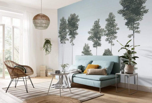 Komar Pines Papier Peint Intissé 400x280cm 4 bandes ambiance | Yourdecoration.fr