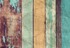 Papier Peint - Colored Wooden Wall 366x254cm - Papier