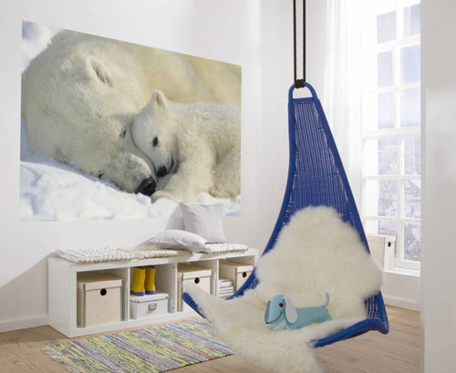 Komar Polar Bears Papier Peint 184x127cm | Yourdecoration.fr