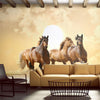 Papier Peint - Running Paarden 350x270cm - Intissé