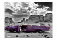 Papier Peint - Retro Auto op de Colorado Desert 400x309cm - Intissé