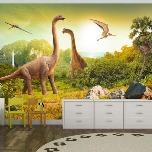 Papier Peint - Dinosaurs 350x245cm - Intissé