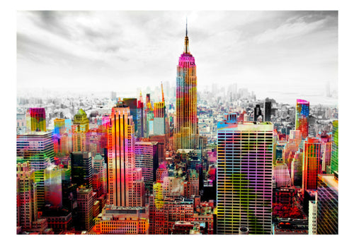 Papier Peint - Colors of New York City Ii - Intissé