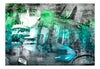 Papier Peint - Berlijn Collage Groen - Intissé
